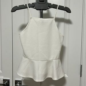 Urban Outfitters COPE Drop-waist Peplum Blouse